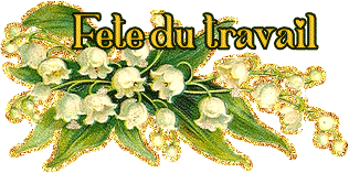 Gif animé fête du travail muguet